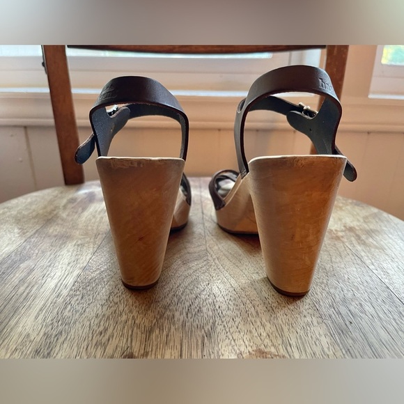 Swedish Hasbeens Braided Open-Toe Clogs - Picture 8 of 9